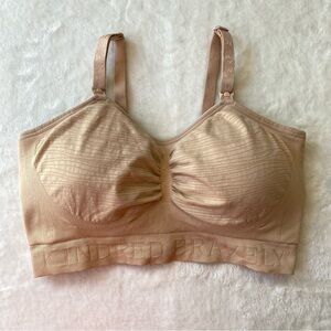 Kindred Bravely Hands-Free Pumping & Nursing Bra Tan Size Large